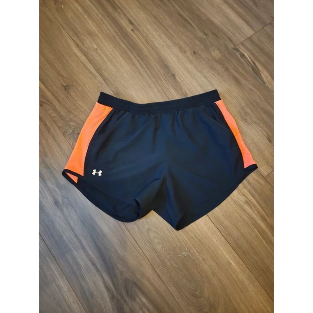 Under Armor black and pink athletic shorts small